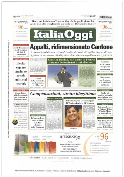 Italia oggi : quotidiano di economia finanza e politica